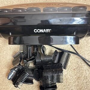 Conair Black Hair Rollers Set